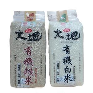 【一次買週期配】池上大地有機白米1.5公斤+池上大地有機糙米1.5公斤(3次配送)