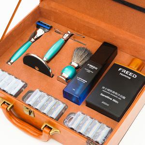 FREED 二週年特仕版豪華典藏版刮鬍刀禮盒 - 湖水綠