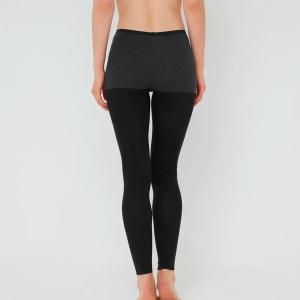 GUNZE 集中型保暖發熱衛生褲-黑