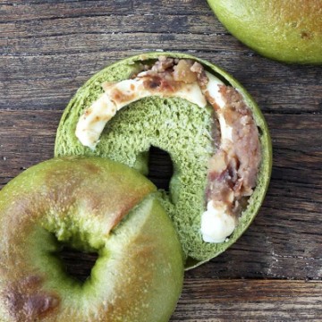 MIOPANE 抹茶栗子起士貝果(奶素)