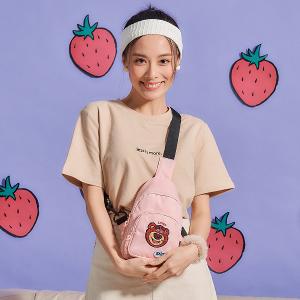 迪士尼Disney-熊抱哥單肩包-粉紅色