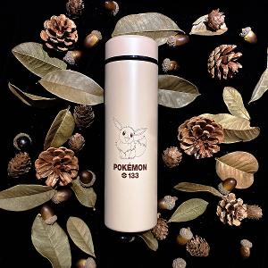 Pokemon聯名款-伊布保溫杯-奶茶色