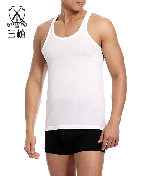 金絲棉男窄肩背心 (6件組)