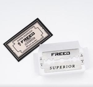 FREED 尊爵四件組旋轉開放式雙刃安全刮鬍刀禮盒 -古銅棕+客製化刻字服務