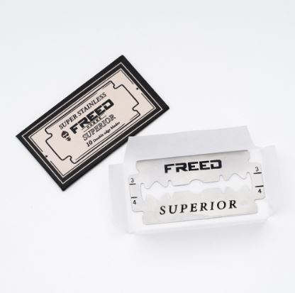 FREED 尊爵四件組旋轉開放式雙刃安全刮鬍刀禮盒 -古銅棕