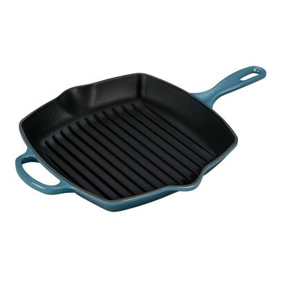 LE CREUSET 典藏 26 單耳單柄方鐵烤盤 (水手藍)