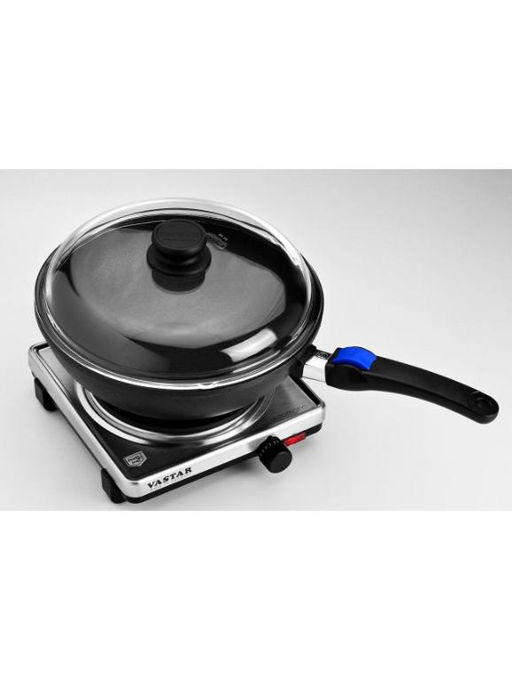 飛騰德國原裝不鏽鋼碳鋼爐面電爐 RM9N +飛騰德國純手工打造鈦金屬頂極鍋 SKFP801M