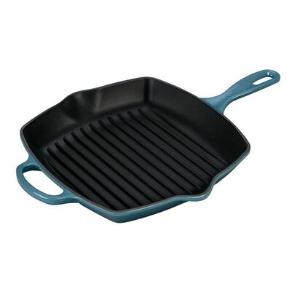 LE CREUSET 典藏 26 單耳單柄方鐵烤盤 (水手藍)