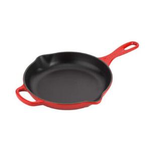 LE CREUSET 典藏 26 單耳單柄圓鐵煎盤 (櫻桃紅)