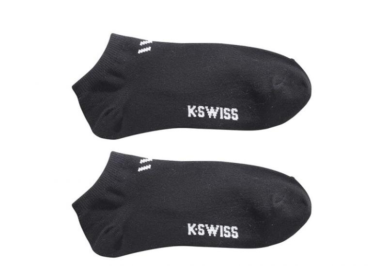 K-SWISS 運動踝襪-黑