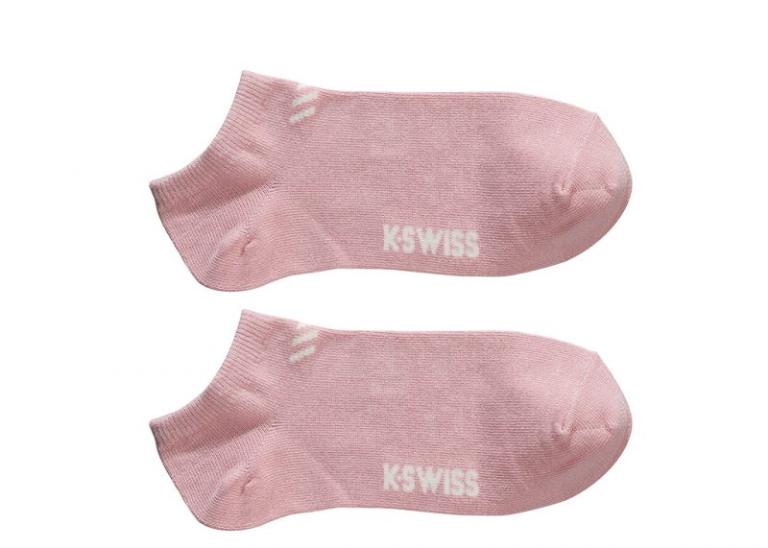 K-SWISS 運動踝襪-蜜桃粉
