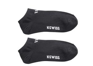 K-SWISS 運動踝襪-黑