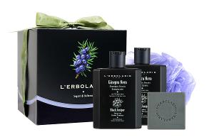 蕾莉歐 黑杜松活力禮盒(沐浴洗髮精250ML*2+植物皂100G+沐浴球)