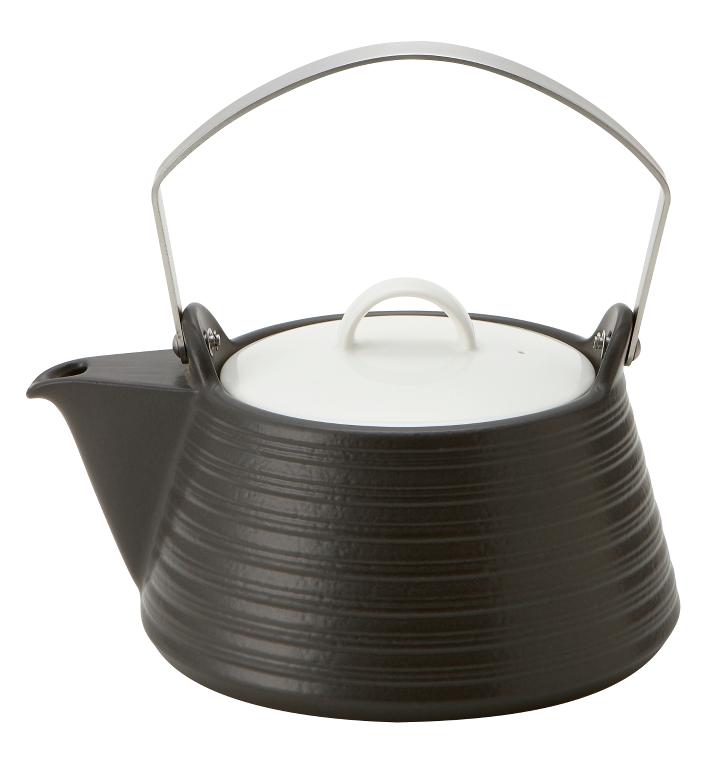 IH陶土茶壺1.5公升(黑色)