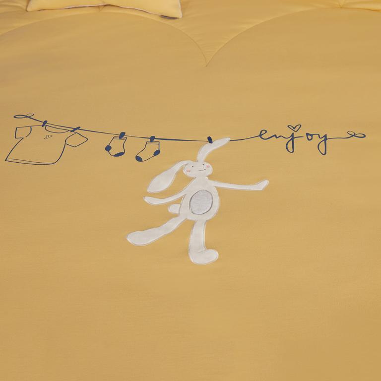 YVONNE 以旺 淺水 單人四季被(5x7呎)-金合歡黃