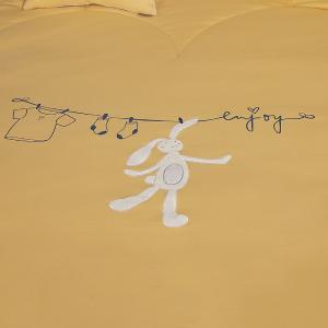 YVONNE 以旺 淺水 單人四季被(5x7呎)-金合歡黃