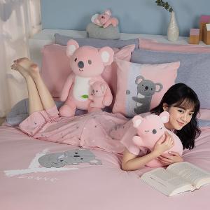 YVONNE 以旺 無尾熊 單人四季被(5x7呎)-天竺葵粉