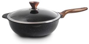 皮克超銀石不沾平鍋28cm