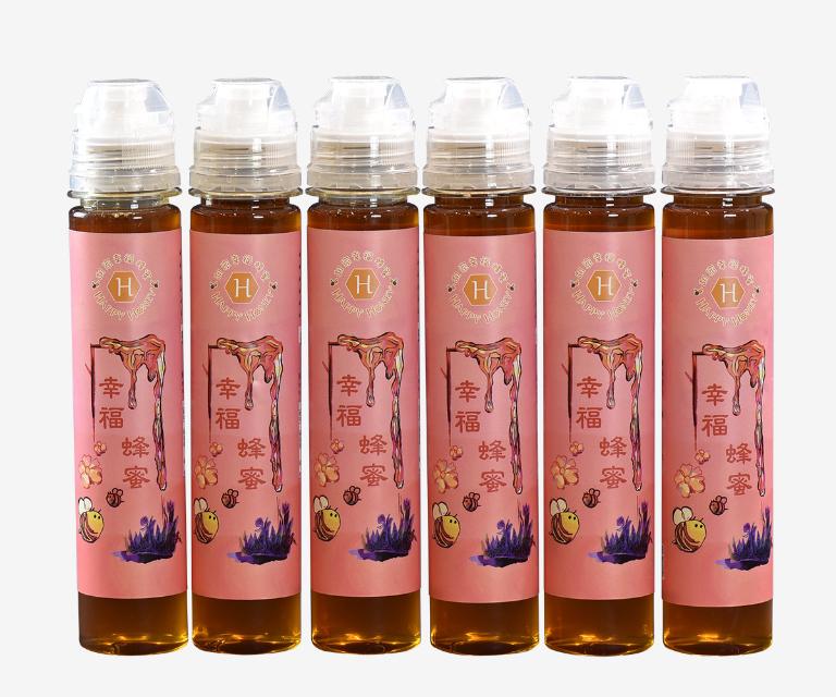 幸福蜂蜜 龍眼蜂蜜130克擠壓瓶6入