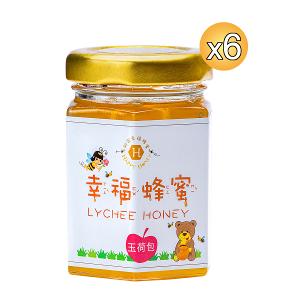 幸福蜂蜜 玉荷包純蜂蜜75克隨身瓶6入