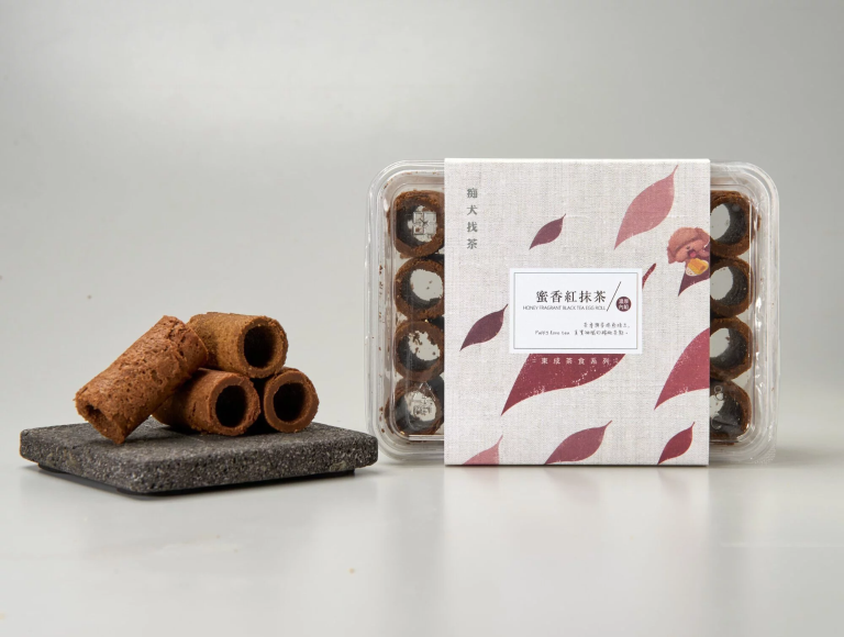 痴犬找茶系列-包種原味蛋捲+蜜香紅抹茶蛋捲+包種抹茶蛋捲 (三選二)