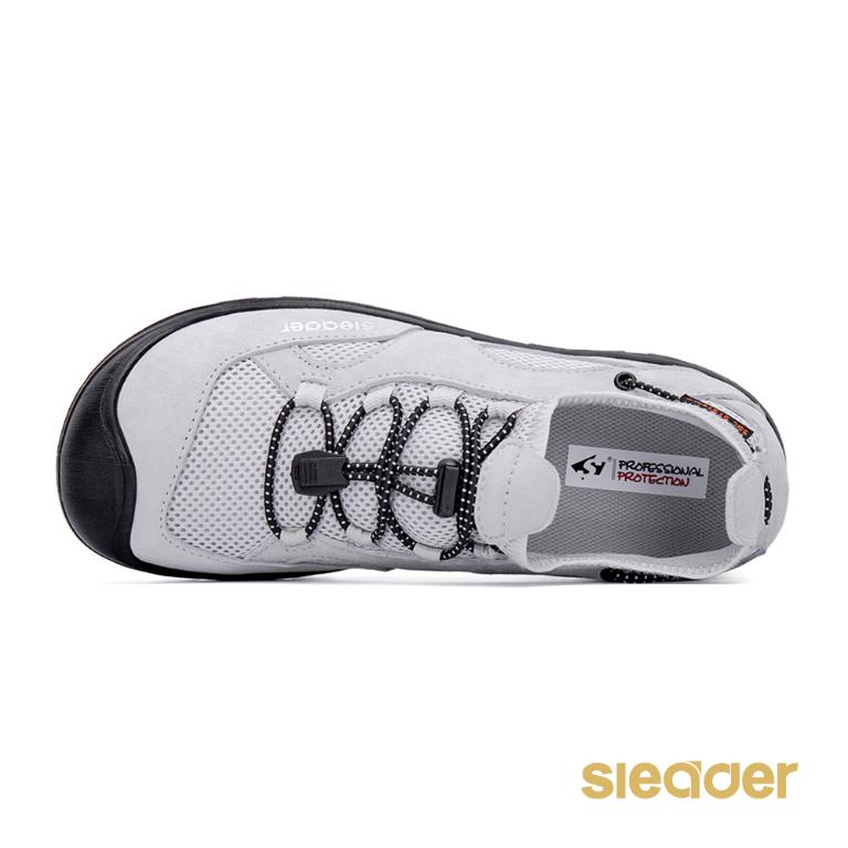 sleader 女款 輕量防水安全戶外休閒鞋 登山鞋 防水鞋-S3418淺灰