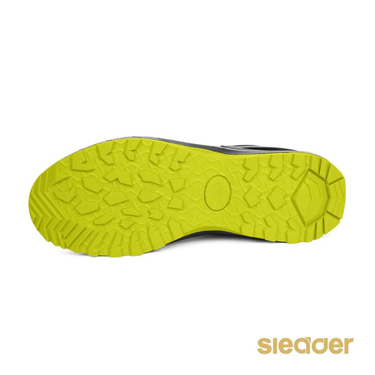 sleader 男鞋 動態防水 輕量安全戶外休閒鞋-SD205黑綠