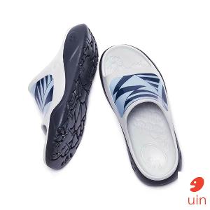 uin 西班牙原創設計 男鞋 涼鞋 拖鞋 棱形鏡彩繪休閒鞋M1125429