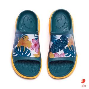 uin 西班牙原創設計 女鞋 涼鞋 拖鞋 迷人花彩繪休閒鞋W1125565