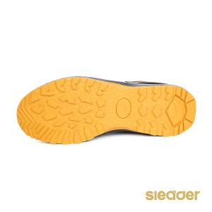 sleader 女鞋 動態防水 輕量安全戶外休閒鞋-SD205黑橘