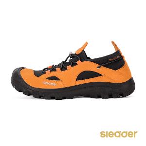 sleader 女款 輕量防水安全戶外休閒鞋 登山鞋 防水鞋-S3415黃色