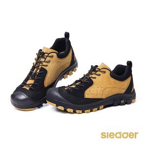 sleader 女款 防滑耐磨登山戶外休閒鞋 登山鞋-S2034黃色