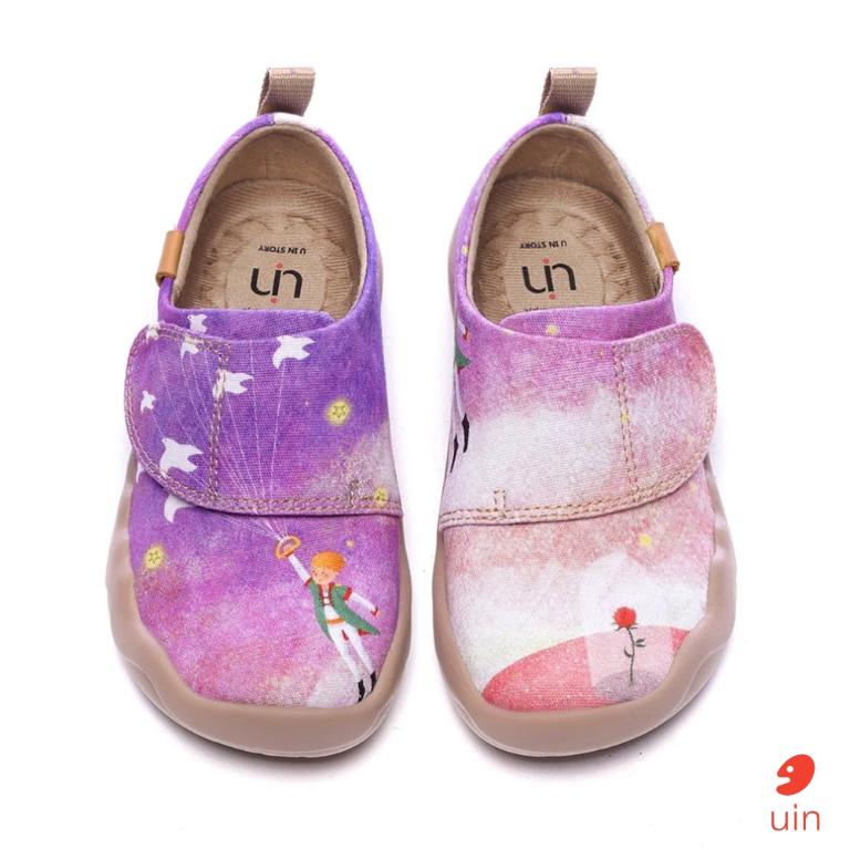 uin 西班牙原創設計 童鞋 黏帶 友誼彩繪休閒鞋T0101018
