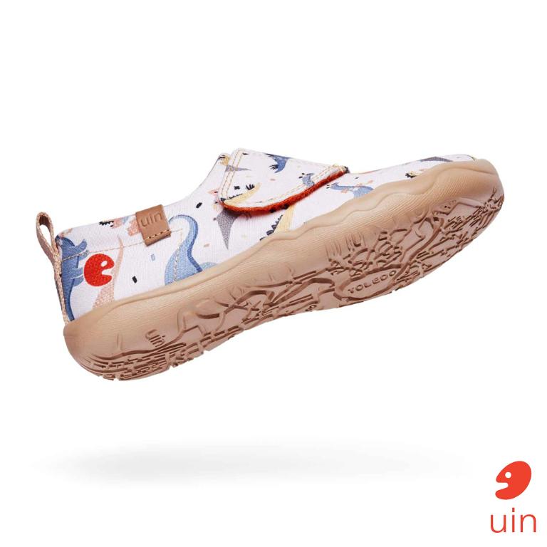 uin 西班牙原創設計 童鞋 黏帶 恐龍彩繪休閒鞋K1109173