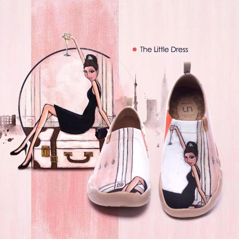 uin 西班牙原創設計 女鞋 帆布鞋 懶人鞋 法都魅族彩繪休閒鞋W0101011