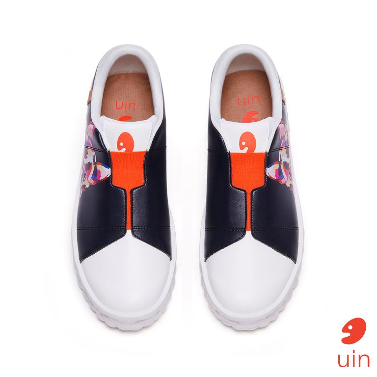 uin 西班牙原創設計 女鞋 趴趴狗2彩繪休閒鞋W1520155