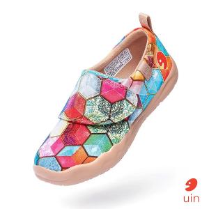 uin 西班牙原創設計 童鞋 黏帶 彩瓷彩繪休閒鞋K1109144