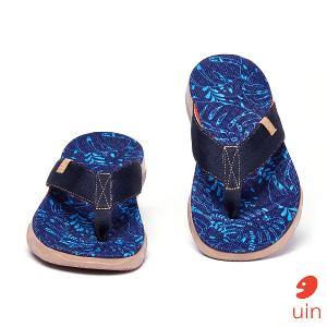 uin 西班牙原創設計 男鞋 涼鞋 拖鞋 星葉彩繪休閒鞋M1124416