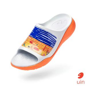 uin 西班牙原創設計 男鞋 涼鞋 拖鞋 涂海彩繪休閒鞋M1125436