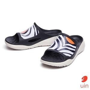 uin 西班牙原創設計 男鞋 涼鞋 拖鞋 橙光彩繪休閒鞋M1125437