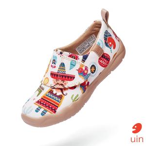uin 西班牙原創設計 童鞋 黏帶 童趣墨西哥彩繪休閒鞋K1109138