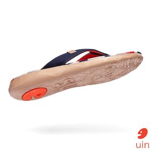 uin 西班牙原創設計 男鞋 涼鞋 拖鞋 棱世紀彩繪休閒鞋M1124417