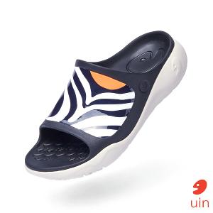 uin 西班牙原創設計 男鞋 涼鞋 拖鞋 橙光彩繪休閒鞋M1125437