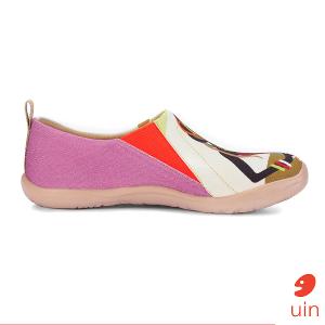 uin 西班牙原創設計 女鞋 帆布鞋 懶人鞋 娜慕琳達彩繪休閒鞋510201202