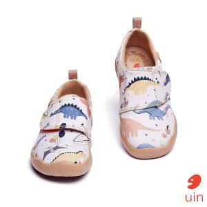 uin 西班牙原創設計 童鞋 黏帶 恐龍彩繪休閒鞋K1109173