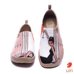 uin 西班牙原創設計 女鞋 帆布鞋 懶人鞋 法都魅族彩繪休閒鞋W0101011
