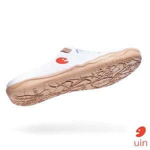 uin 西班牙原創設計 女鞋 帆布鞋 懶人鞋 半包鞋 半拖鞋 飛翔的魚休閒鞋W1122488