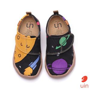 uin 西班牙原創設計 童鞋 黏帶 宇宙星球彩繪休閒鞋K83007004