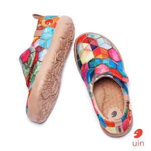 uin 西班牙原創設計 童鞋 黏帶 彩瓷彩繪休閒鞋K1109144