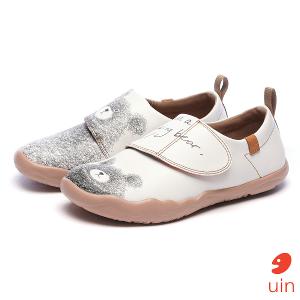 uin 西班牙原創設計 童鞋 黏帶 守護熊彩繪休閒鞋K1109155